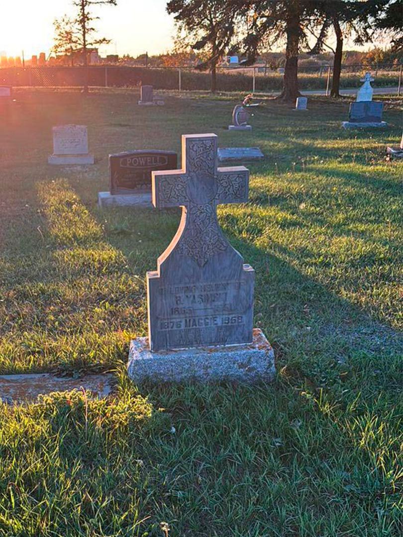 Blasko Yasinski's grave. Photo 2